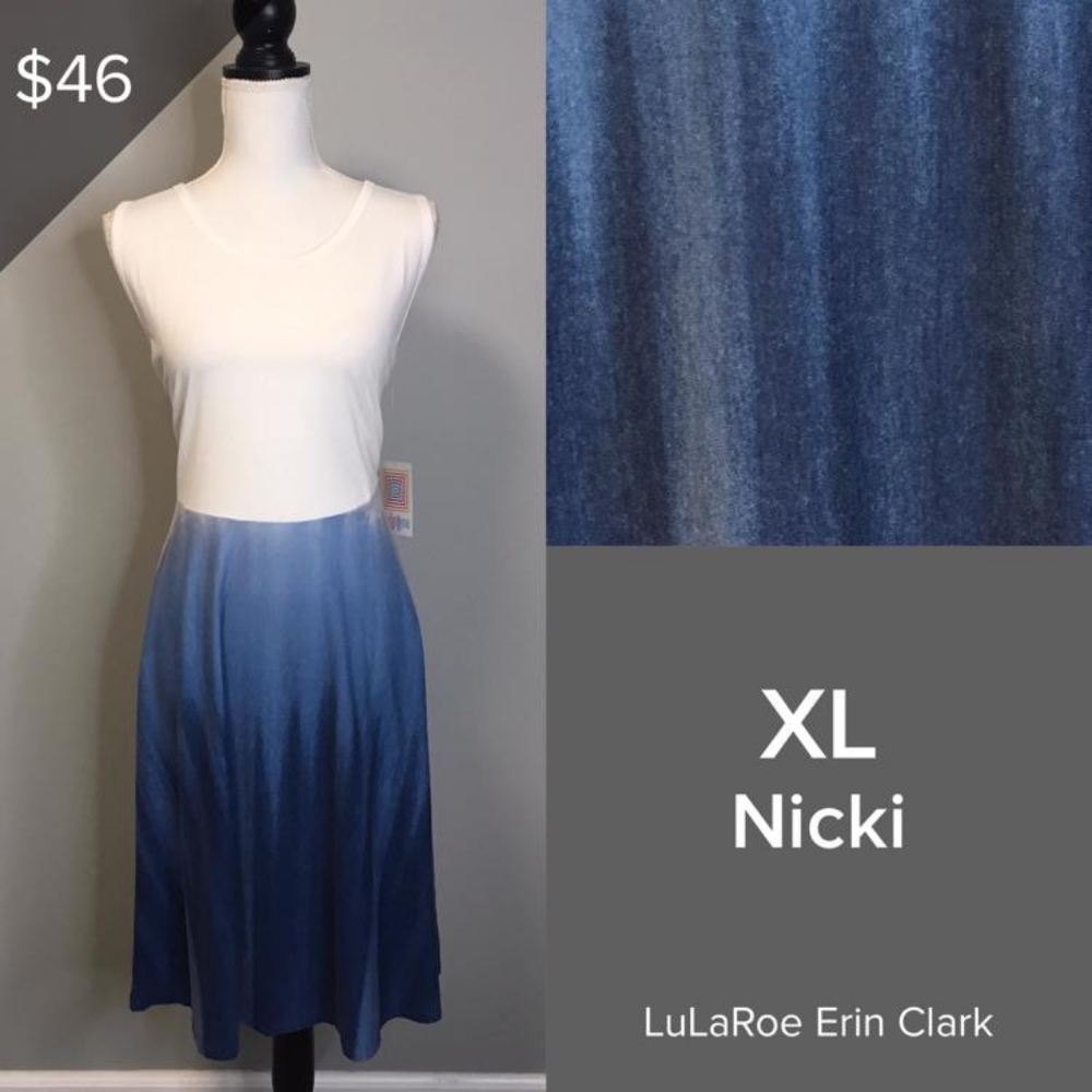LuLaRoe XL Nikki Dress